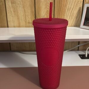 Starbucks hot pink studded summer 2021 tumbler